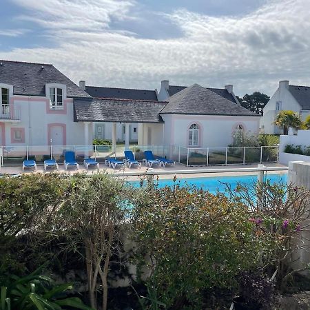 Maison De Vacances De 56 M2 Dans Residence Avec Piscine Chauffee Proche Plages Locmaria Kültér fotó