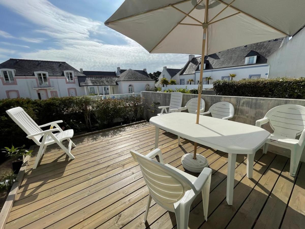 Maison De Vacances De 56 M2 Dans Residence Avec Piscine Chauffee Proche Plages Locmaria Kültér fotó